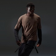 Latitude Veil Tee - Dark Umber