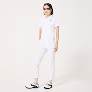 Elevate Spotted Jacquard Polo - White