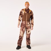 Tc Rykkinn Rc Fleece - Brown Clouds Print
