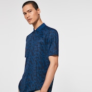 Oakley Freestyle Print Rc Polo - Poseidon