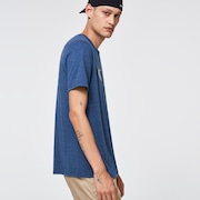 Cracks Ellipse Tee - Universal Blue Heather