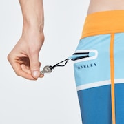 Striped 1975 Boardshort 21 - Blue Yellow Color Block