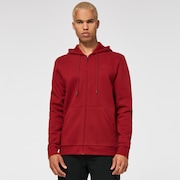 Relax Full Zip Hoodie - Iron Red