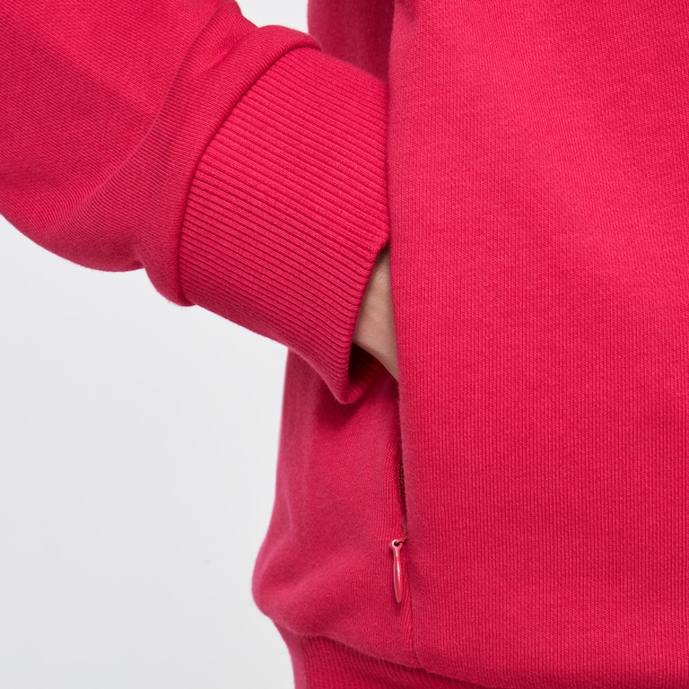 TNP Women's DWR Fleece Hoody - Rubine Red