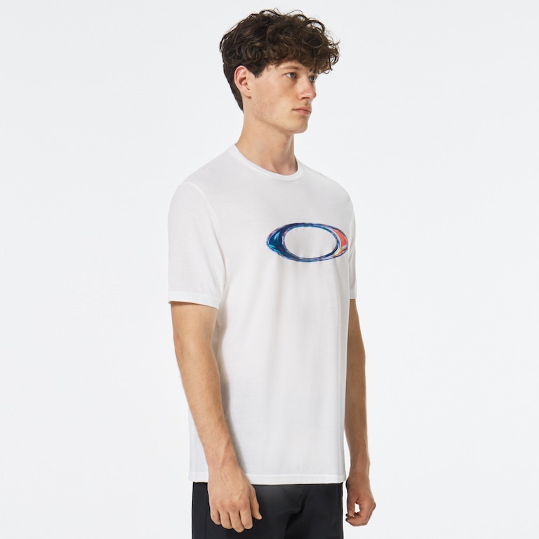 Marble Ellipse Tee - White