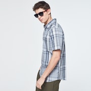 Beyond Basic Check Short Sleeve Shirt - Gray Check