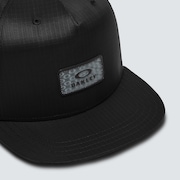 Nylon Hologram Patch Hat - Blackout