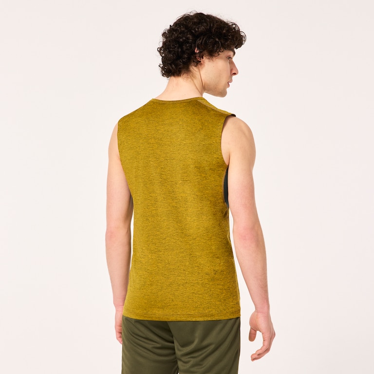 O Fit Rc Sleeveless Tee - Green/Yellow Heather