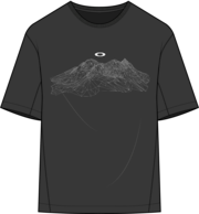 Wired Mtn Scape Tee - Blackout
