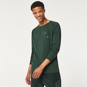 Wanderlust Ls Tee - Hunter Green