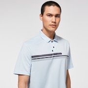 Oakley Hexsplit Stripe RC Polo - Light Blue Breeze