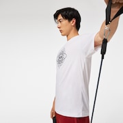 Atomic Ellipse Tee - White