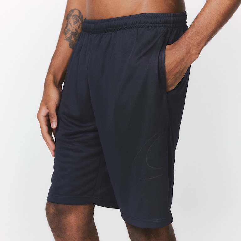 Bermuda Masc Mod Big Logo Shorts - Navy Blue