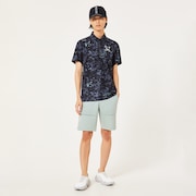 Skull Aerate Flap Shorts - Island Green