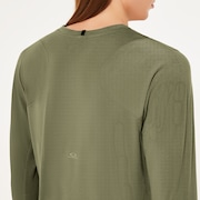 Latitude Flight Shell Tee - Boulder Green