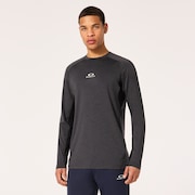 O Fit Rc LS Tee - Black/Gray Heather