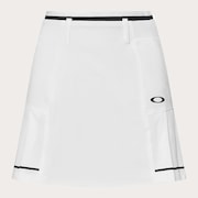 Elevate Deep Rise Pleats Skirt - White