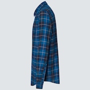 Cabin Button Down LS - Blue Check