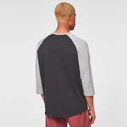 Relax Raglan 3/4 Tee - Double Gray Heather