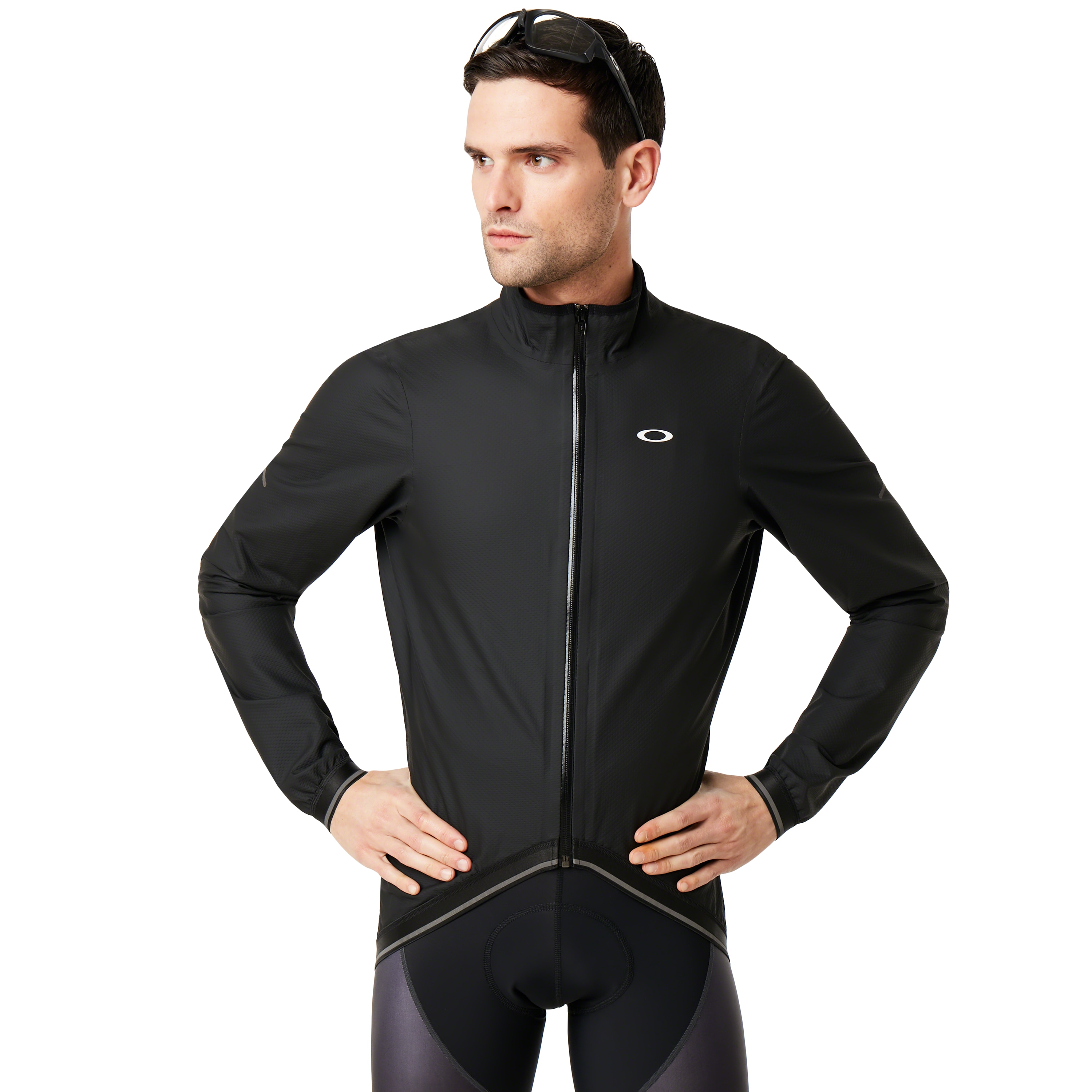 Oakley Waterproof Cycling Jacket in Blackout | Oakley® | Official
