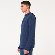 Freeride Fleece Hoodie - Tonal Poseidon