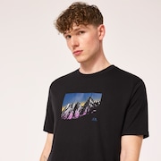 Snow Caps  Tee - Blackout