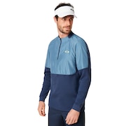 Bimaterial Fleece - Foggy Blue