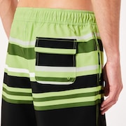 Sunset RC 19” Boardshort - Gradient Stripes Light Green