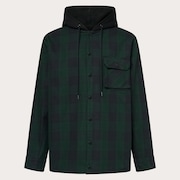Bear Cozy Hooded Jacket - Black/Green