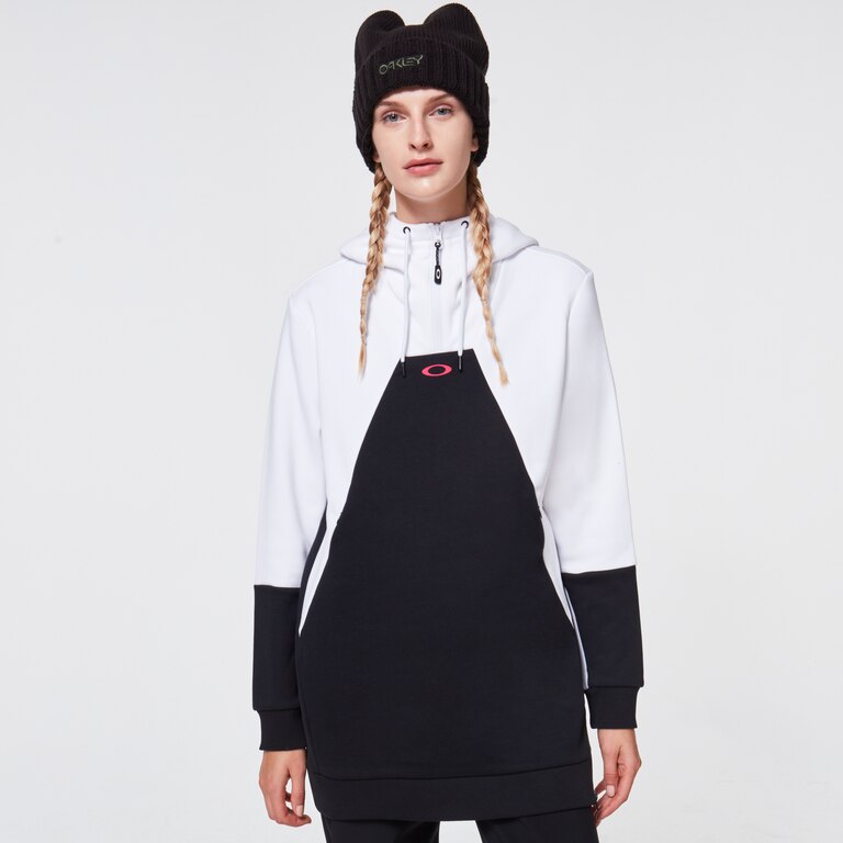 Snowdrop DWR Fleece - Black/White