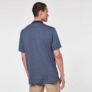 Oakley Jacquard Stripe Polo - Poseidon