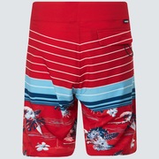 Retro Bloom 20 Boardshort - Red Line Hawai/Stripe