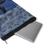 Utility Rolled Up Backpack - Dark Blue Reflective