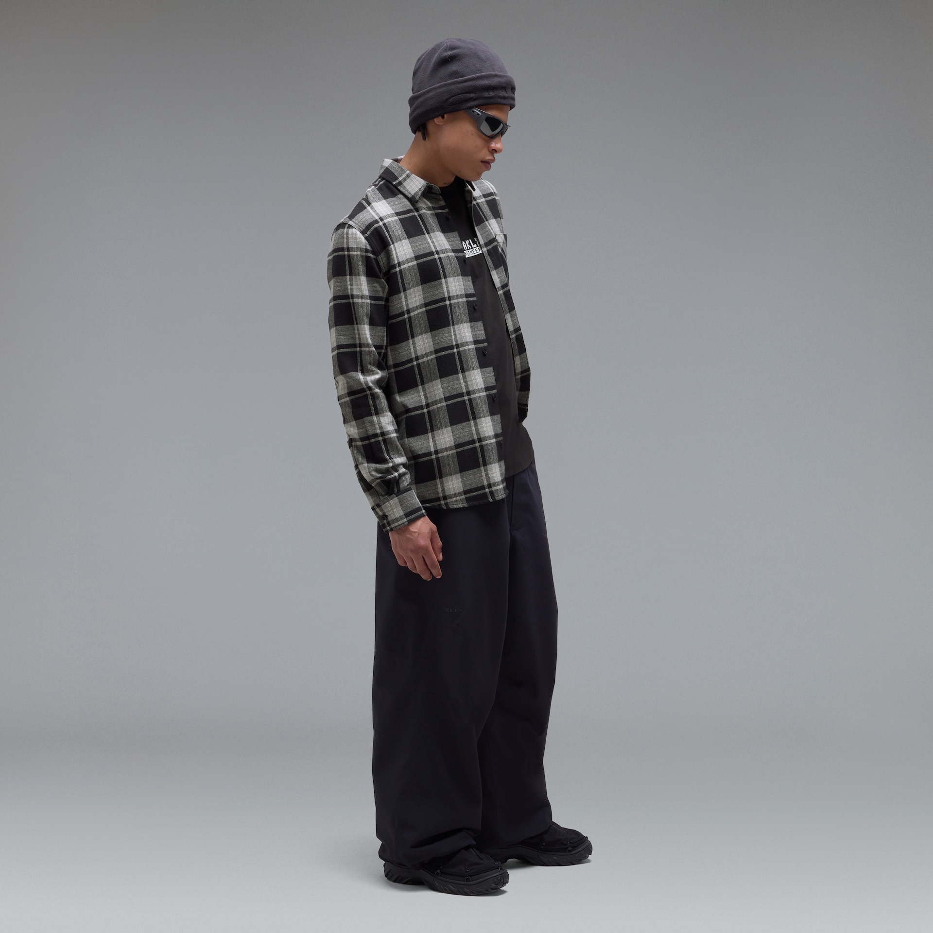 Oakley Men's Podium Plaid Ls Flannel Size: