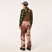 Tc Skull Flannel Shirt - Green/Brown