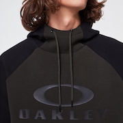 Sierra DWR Fleece Hoody - Black/Green