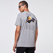 Heritage O Frame Tee - New Granite Heather