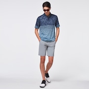 Camo Stripes Polo - Universal Blue