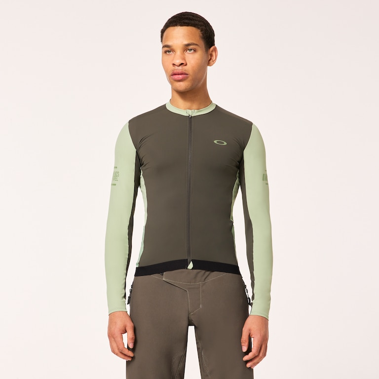 Elements Point To Point Ls Jersey - New Dark Brush/New Jade