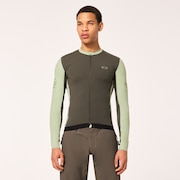 Elements Point To Point Ls Jersey - New Dark Brush/New Jade