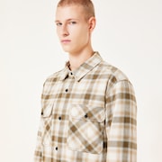 90s Plaid LS Shirt - Mist/Pebble/Army G Check