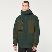 Tc Earth  Shell Jacket - New Dk Brush/Hunter Green