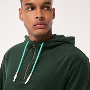 Dawny 1/4 Zip Hoodie - Hunter Green