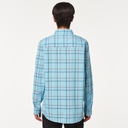 Pacific Button Down LS - Aviator Blue Check