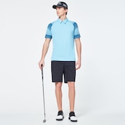 Dot Sleeves Polo - Aviator Blue