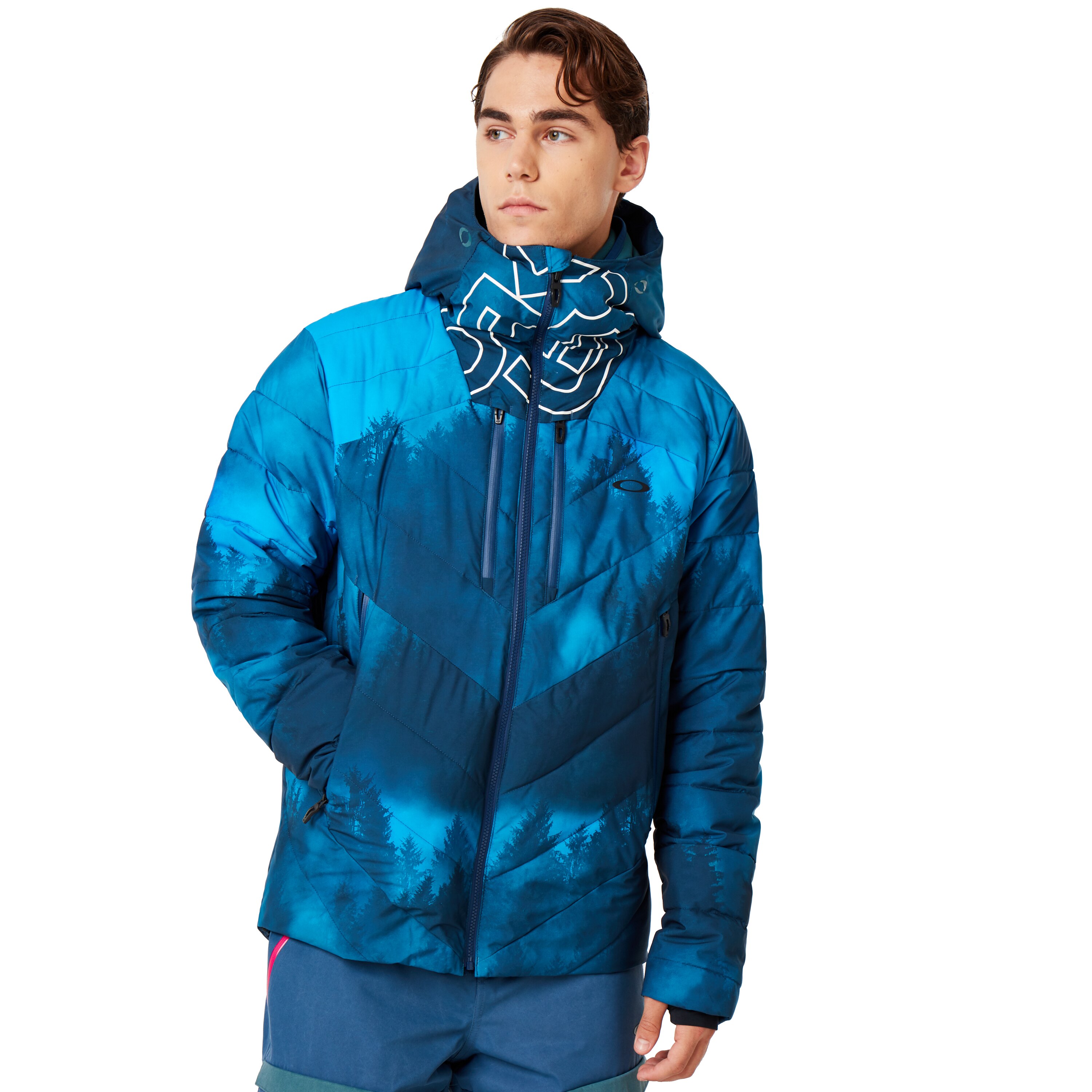 Oakley Great Scott Insulated 2L 15K Jkt in Blue Forest P. | Oakley