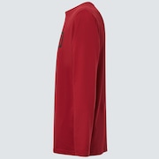 Locked In B1B Ls Tee - Iron Red