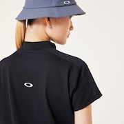 Elevate Squeeze Hem Mock - Blackout