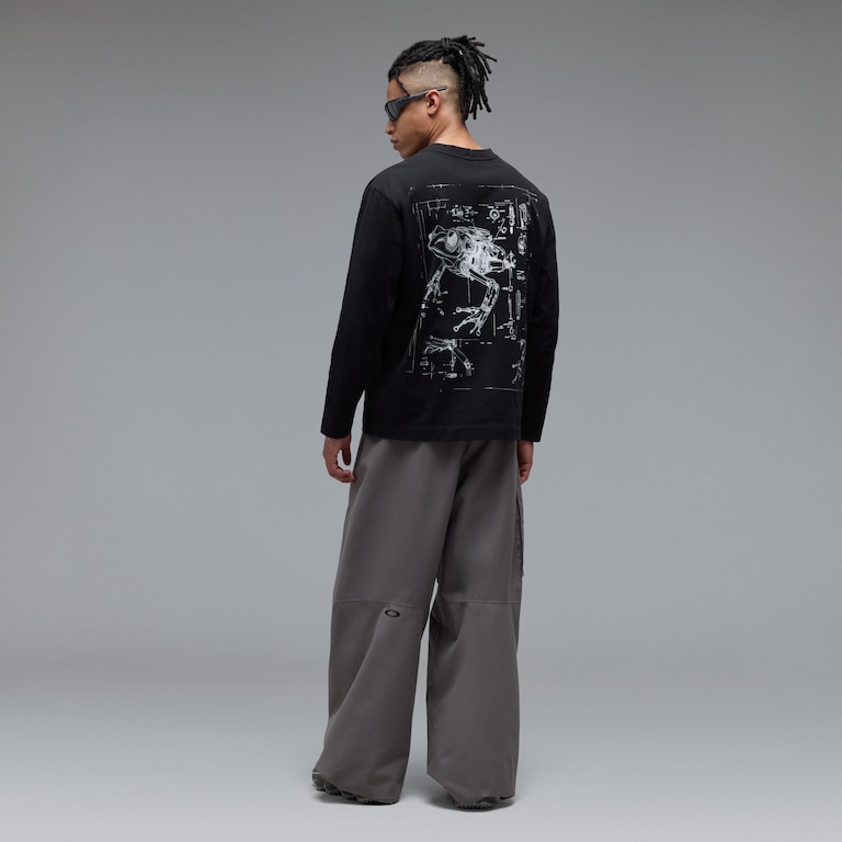 Animatronic Frog LS Tee - Pitch Black
