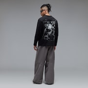Animatronic Frog LS Tee - Pitch Black